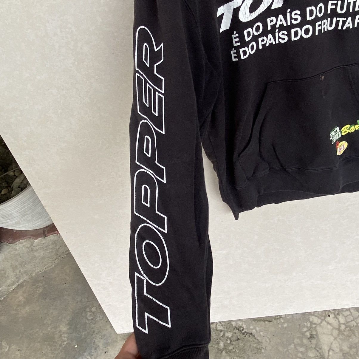 Other Vintage Topper Big Logo Embroidered Hoodie Sweater Black Size US M / EU 48-50 / 2 - 7 Thumbnail