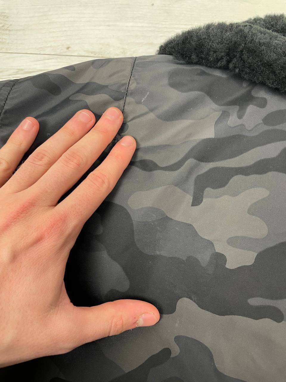 Alpha Industries Vintage Alpha Industries Camo Bomber Jacket US Military Army Size US L / EU 52-54 / 3 - 22 Thumbnail