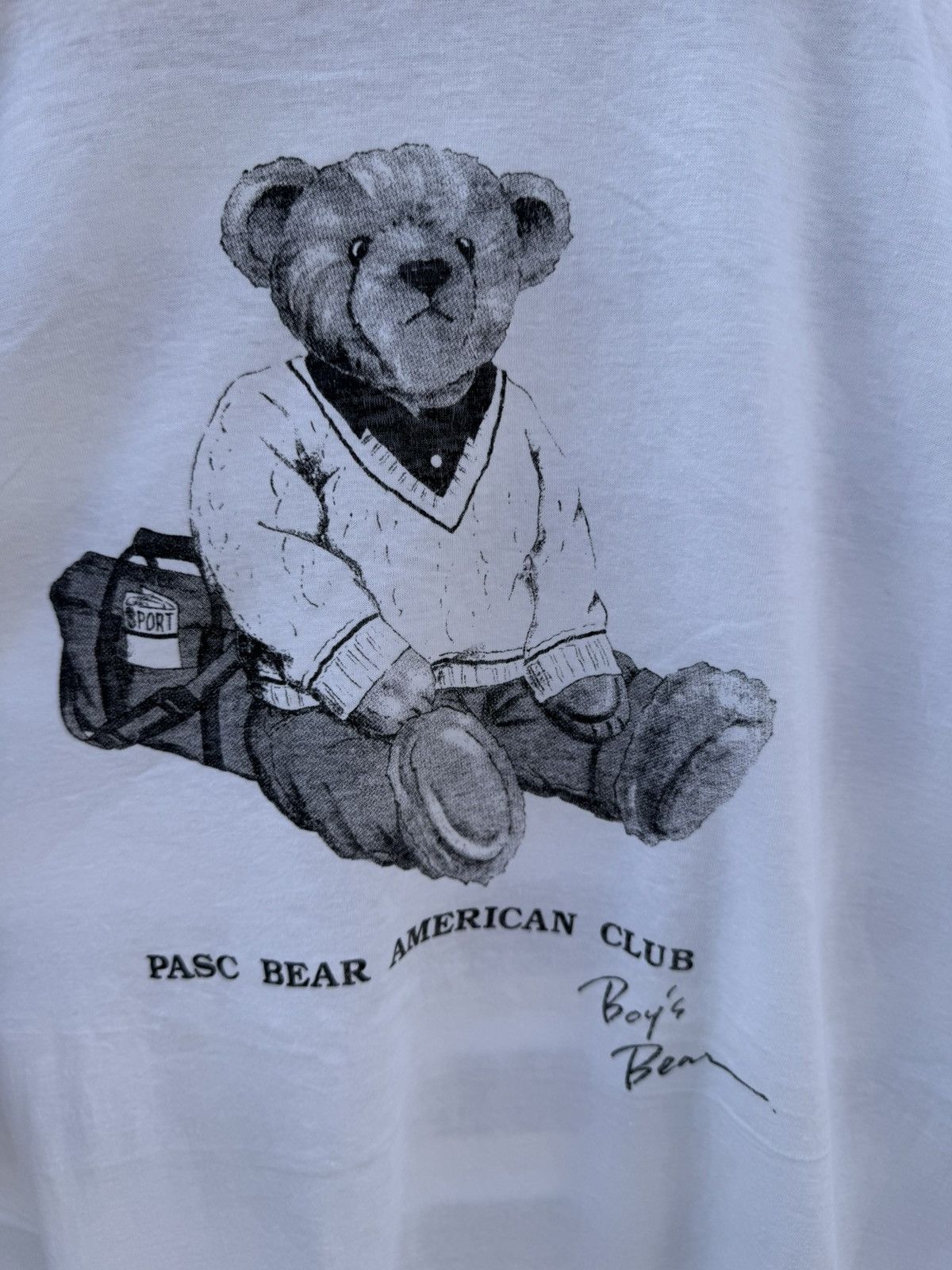 Polo Ralph Lauren × Vintage Vintage Pasc Bear American Club Shirt Size US XXL / EU 58 / 5 - 2 Thumbnail