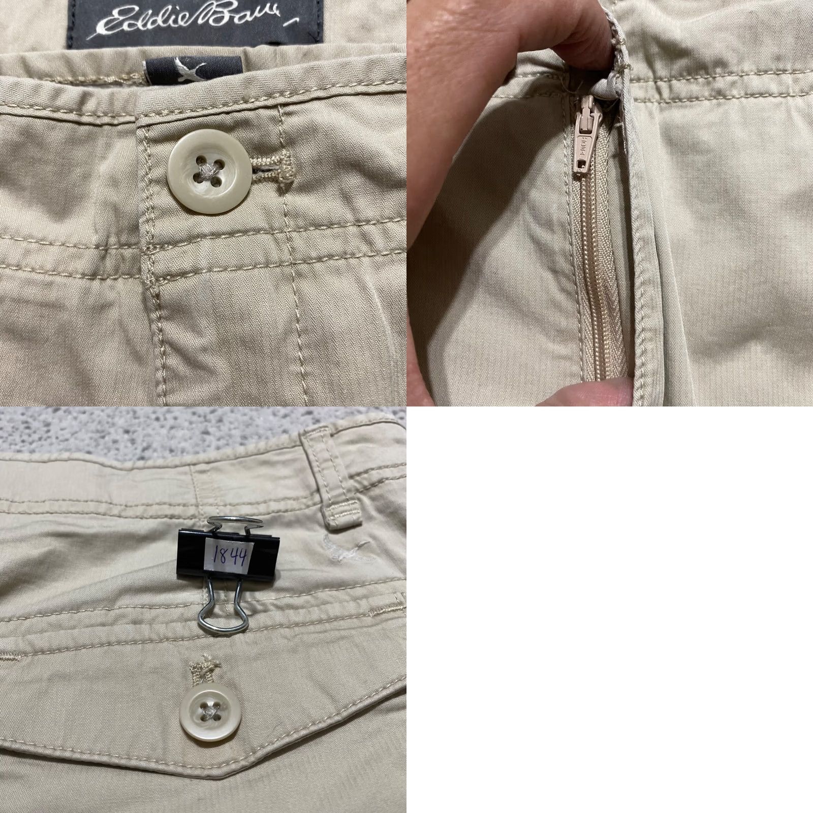 Eddie Bauer Eddie Bauer Shorts Womens sz 6 Khaki Beige Bermuda Outdoor Walking Inseam 7" Size 28" / US 6 / IT 42 - 8 Thumbnail