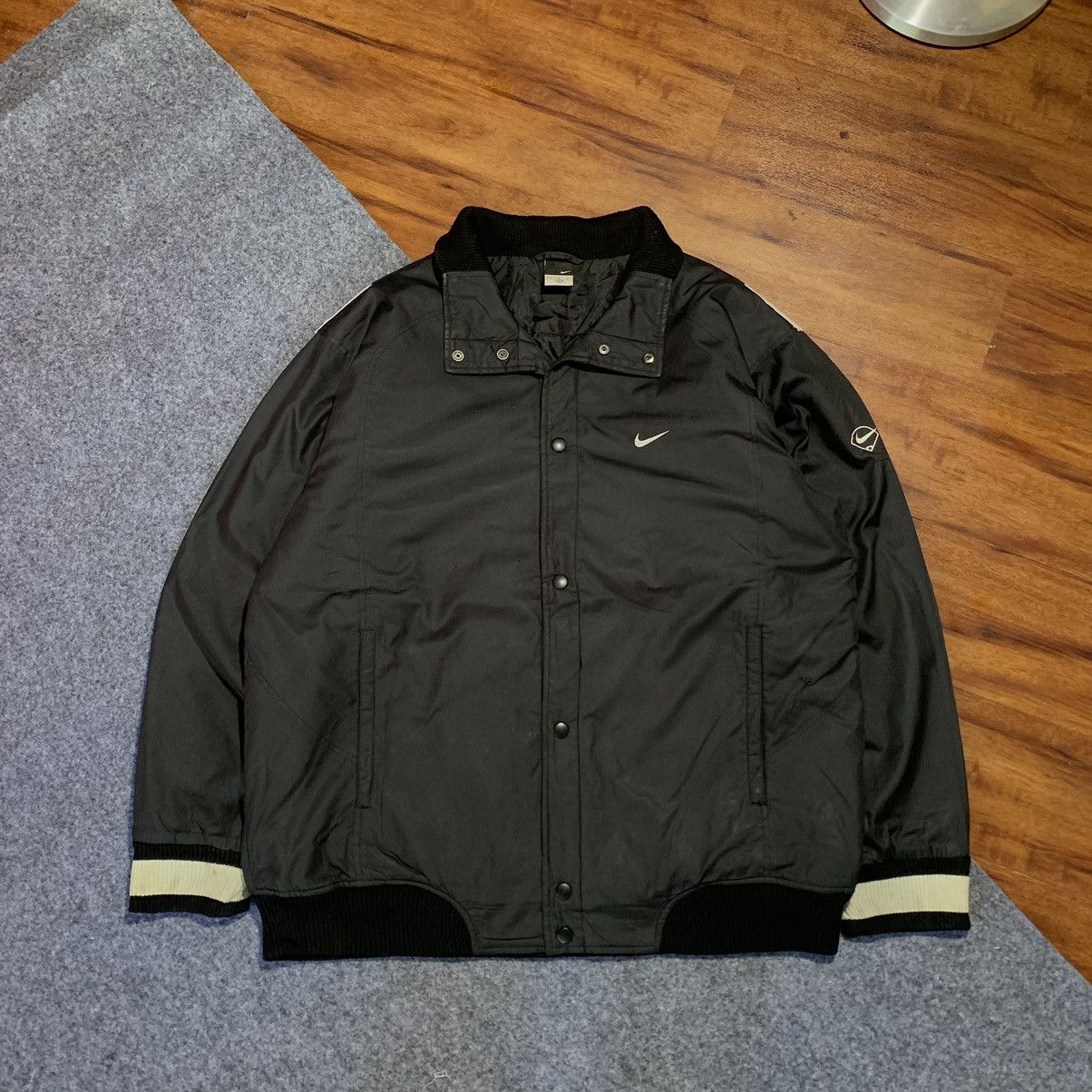 Nike × Vintage Vintage Nike Big Swosh Varsity 🧥 Size US L / EU 52-54 / 3 - 8 Thumbnail