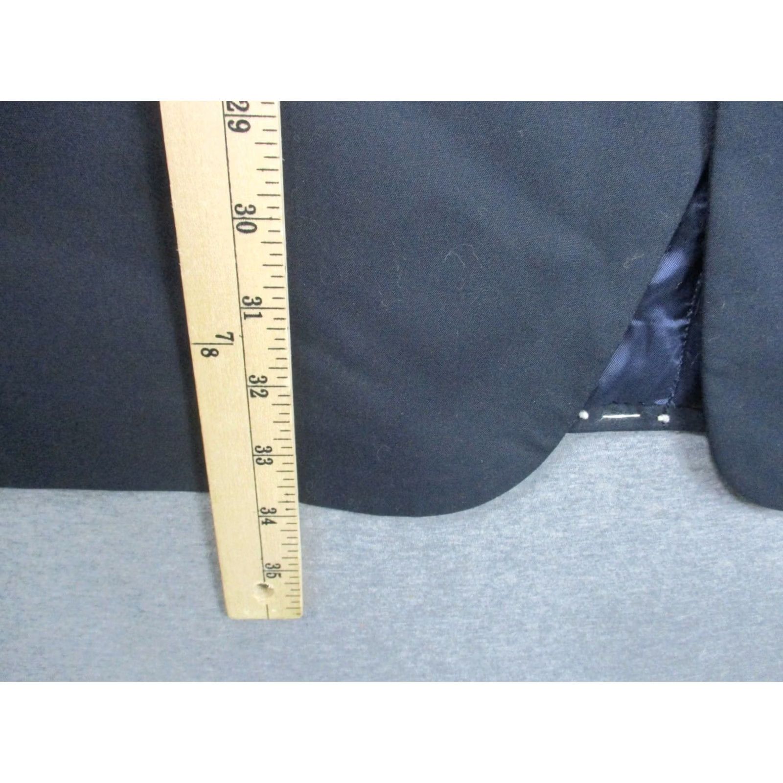 Brooks Brothers Brooks Brothers Coat Mens 46 Blue Blazer 46L Gray Sports EUC Size 46R - 7 Thumbnail