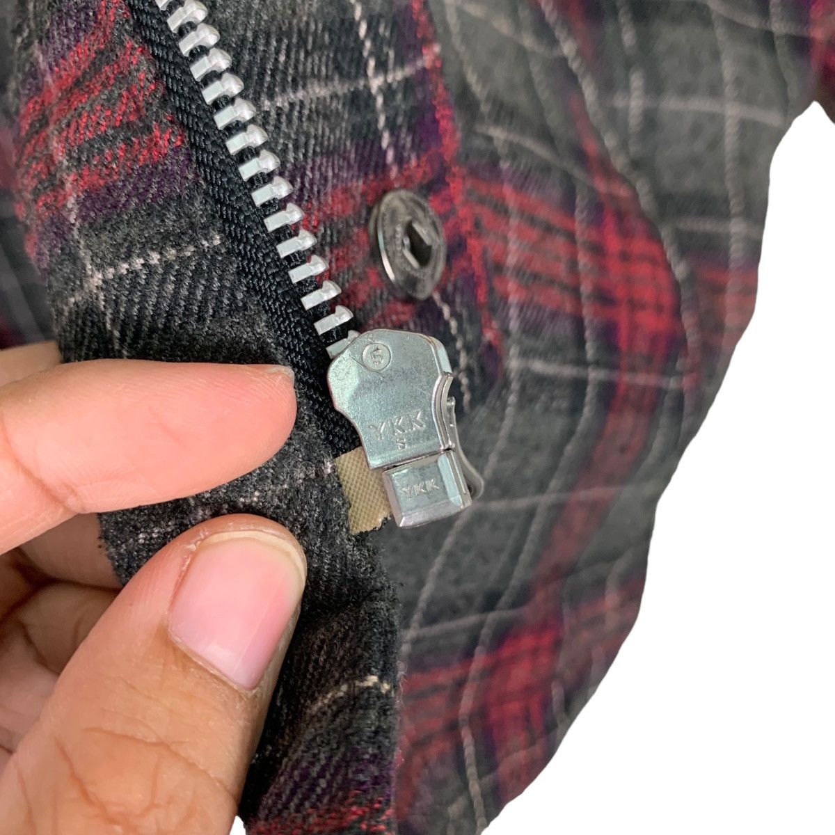 Japanese Brand PIRATES Tartan Checked Plaid Hoodie Jacket #0074-C5 Size US M / EU 48-50 / 2 - 17 Thumbnail