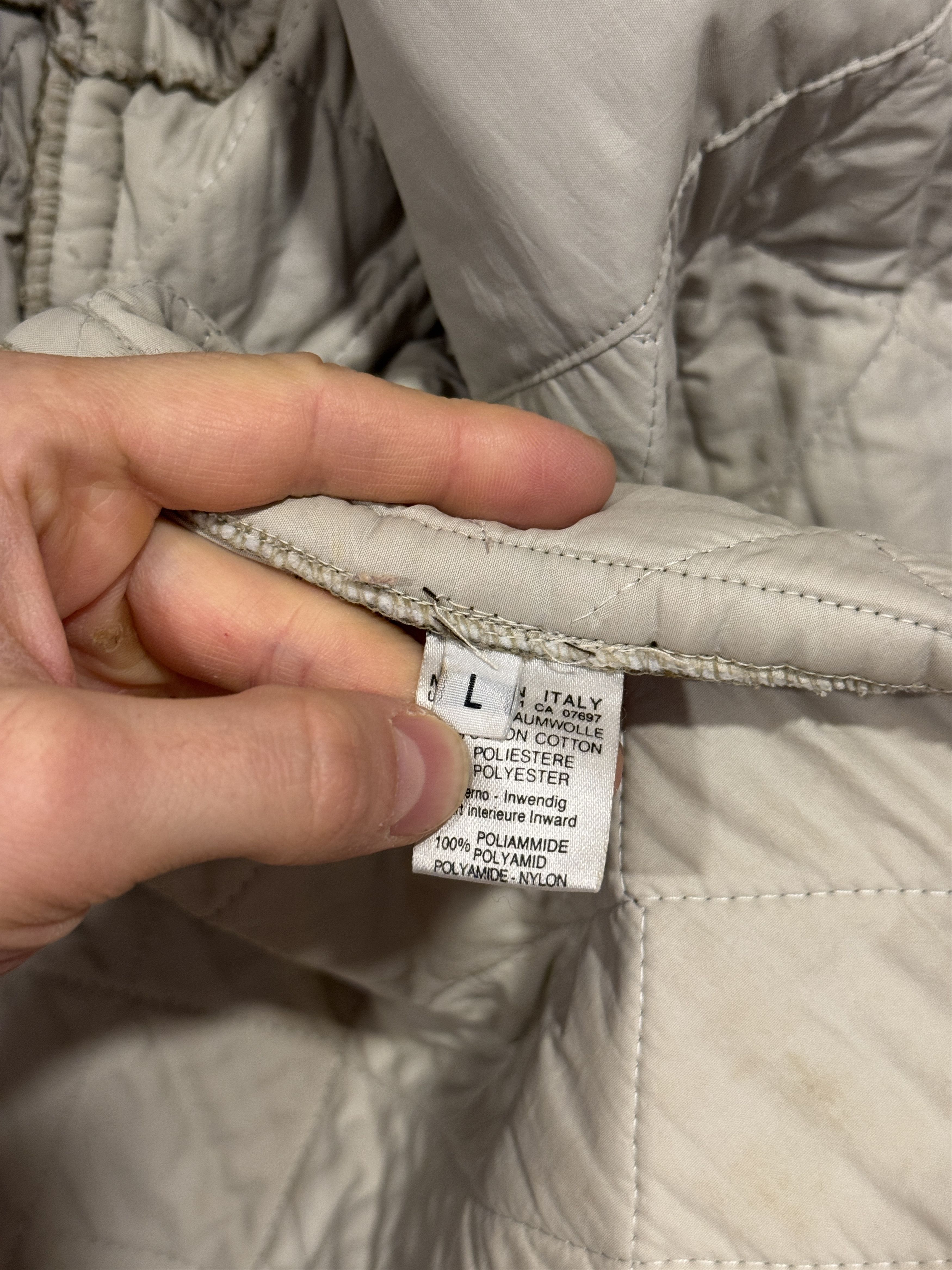 Sisley Sisley quilted jacket army olive khaki italy L Size US L / EU 52-54 / 3 - 5 Thumbnail