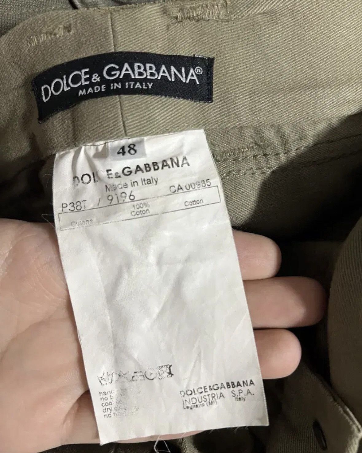 Dolce & Gabbana *rare* Dolce & Gabana AW2003 military reconstructed pants Size US 32 / EU 48 - 3 Thumbnail