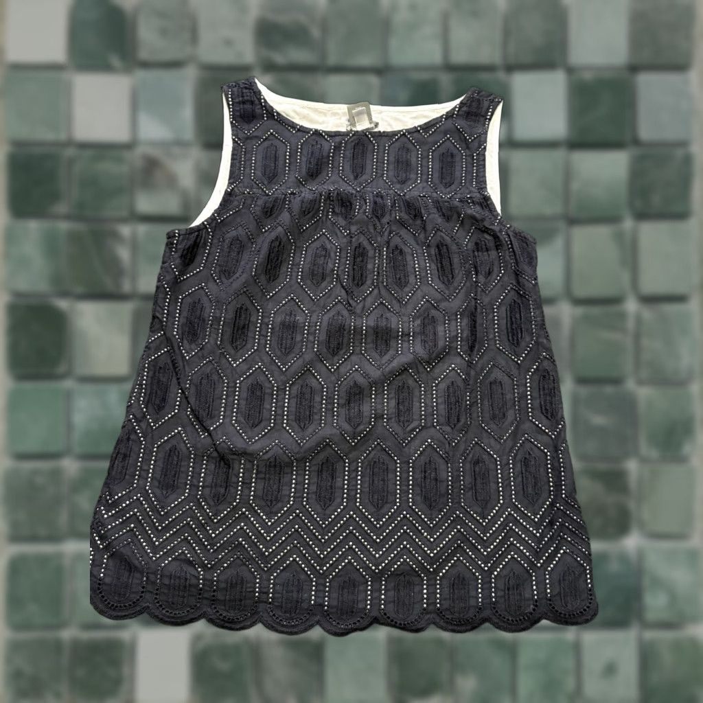 Ann Taylor Ann Taylor Loft Tank Top Womens Size 2 Black Sleeveless Blouse Tank Top Blouse Womens Black 2 Sleeveless Scoop Neck Size XS / US 0-2 / IT 36-38 - 1 Thumbnail