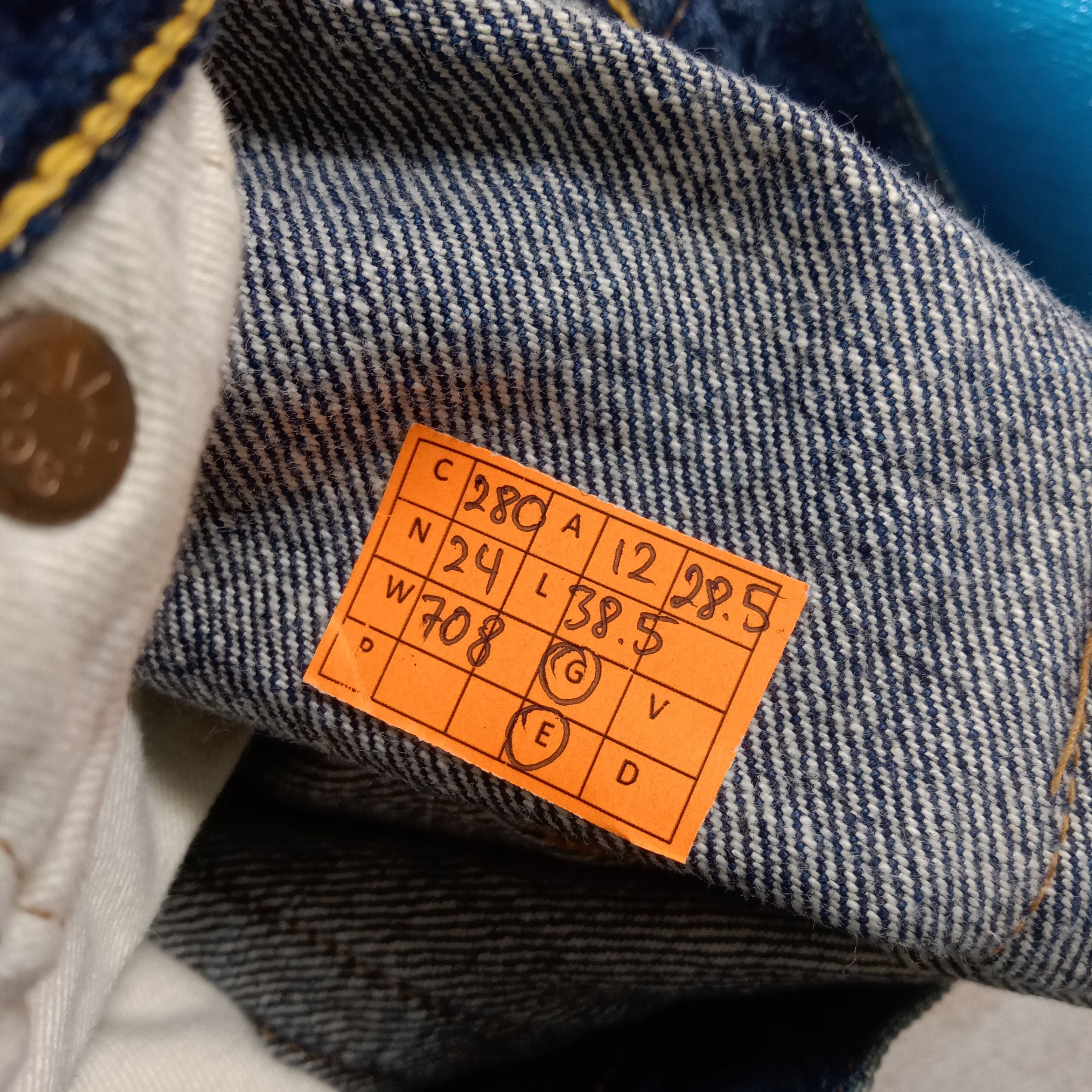 Evisu Evis Jeans Selvedge Daicock Custom Denim Jeans C280N24 Size 25" / US 0 / IT 36 - 16 Thumbnail