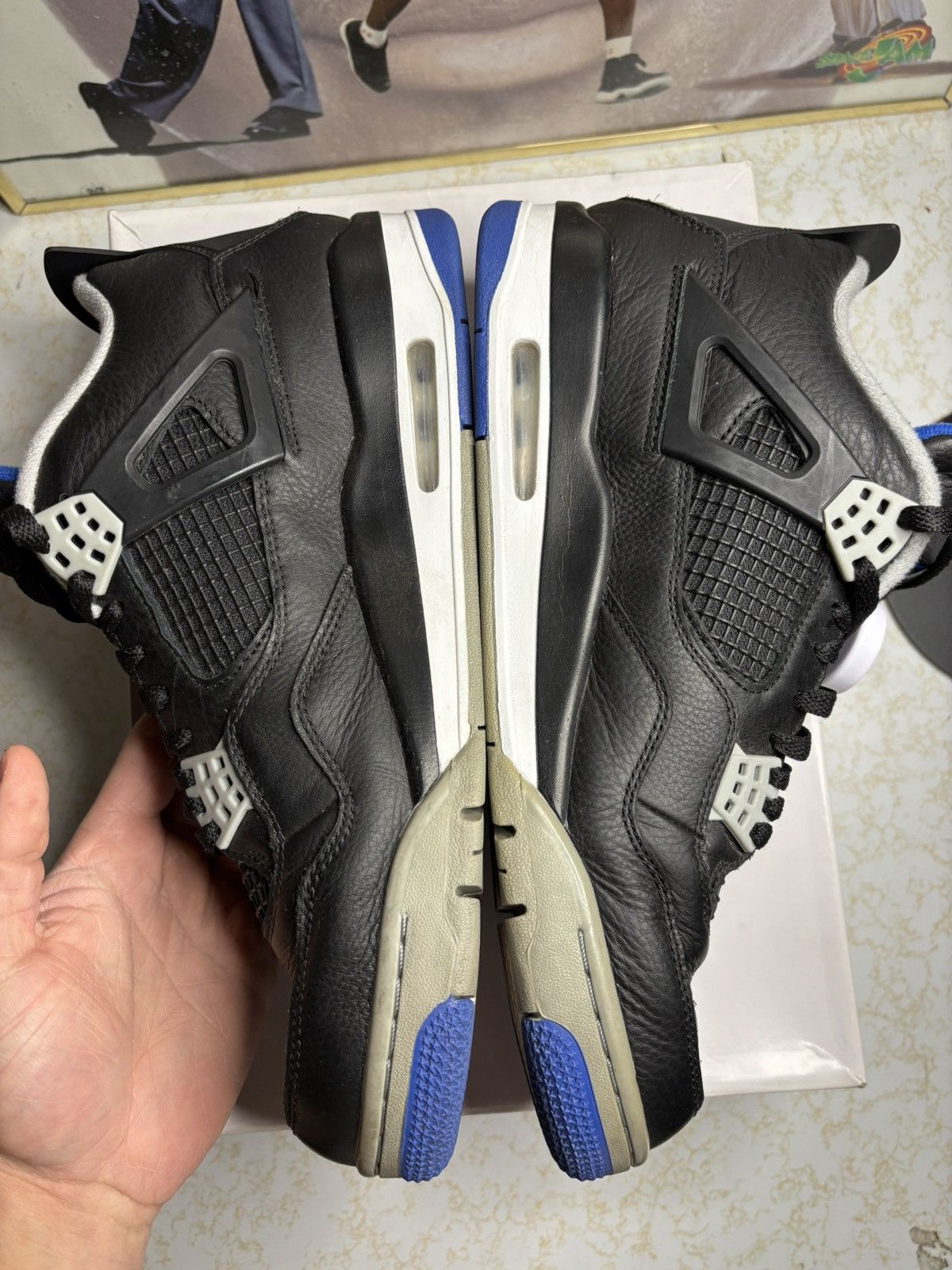 Jordan Brand Air Jordan 4 Retro Motorsports Alternate 2017 Size US 11.5 / EU 44-45 - 3 Thumbnail