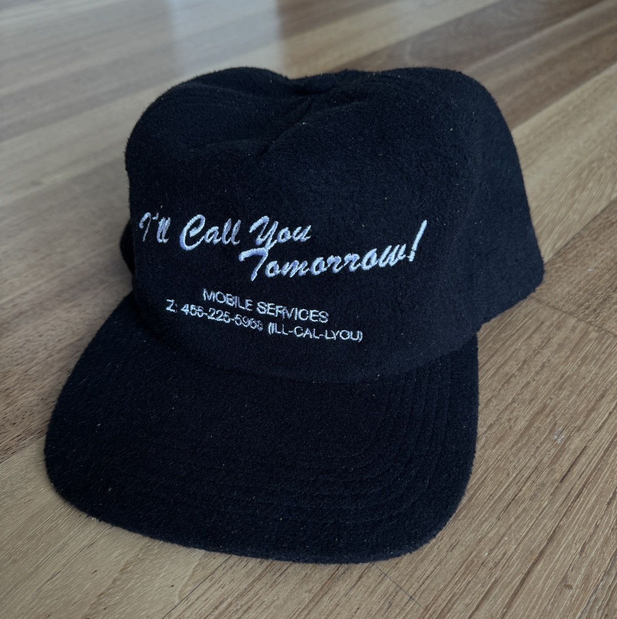 Other I’ll Call You Tomorrow ICYT Hat Cap Black Size ONE SIZE - 2 Thumbnail