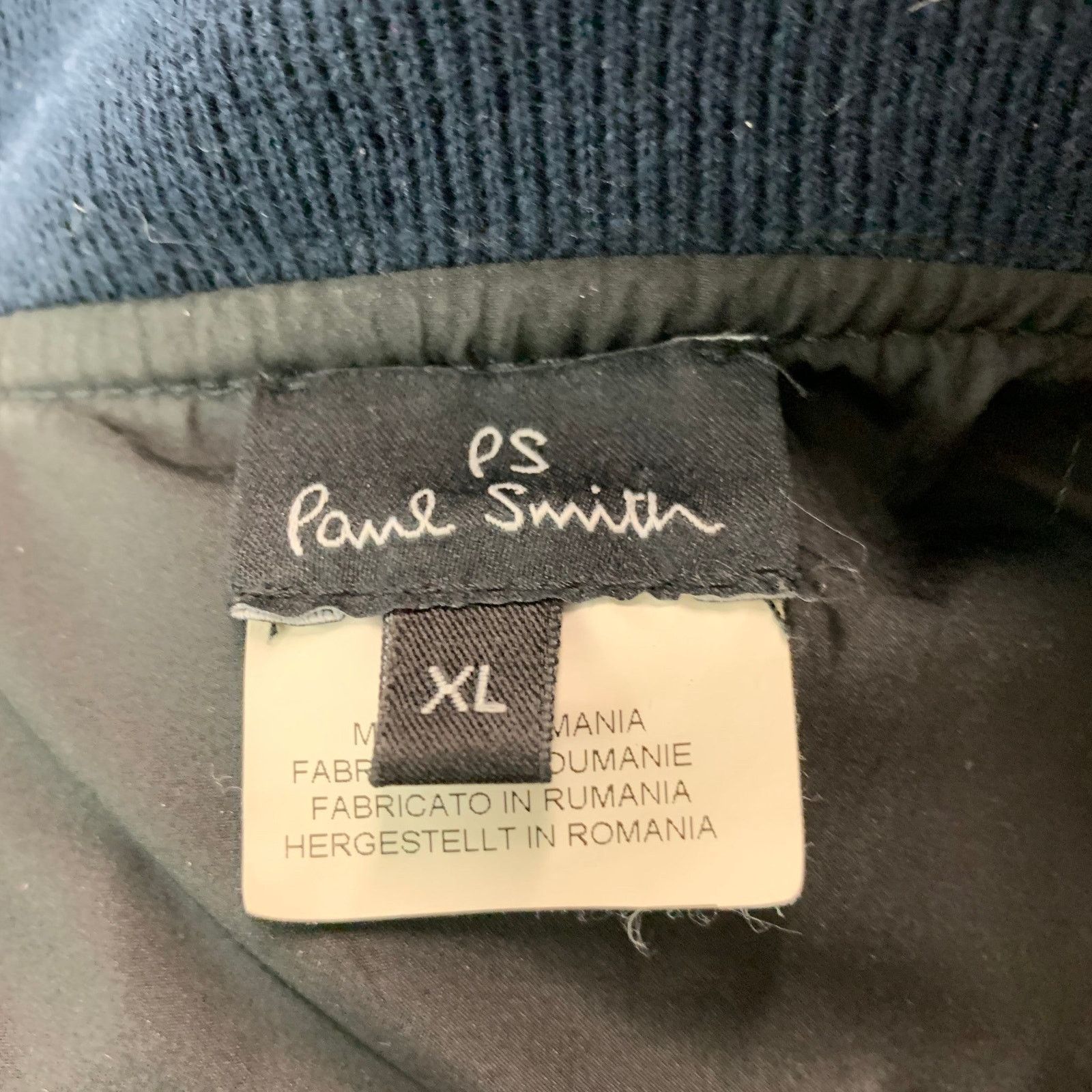 Paul Smith PAUL SMITH Size XL Navy Quilted Nylon Zip Up Vest Size US XL / EU 56 / 4 - 4 Thumbnail