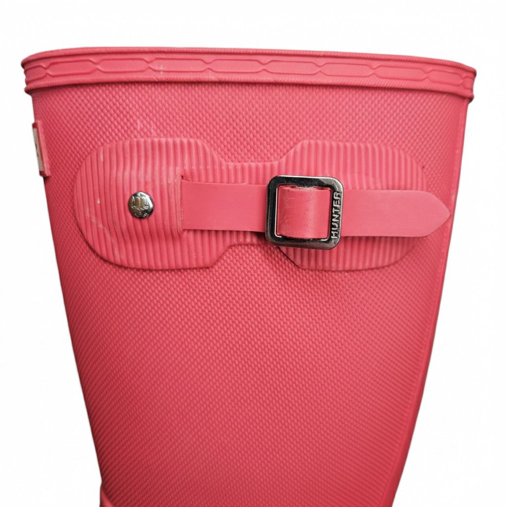 Hunter Hunter EU 36 US 4/5 Boots Pink Rubber Rainboots Winter Water Size US 5.5 / IT 35.5 - 8 Thumbnail