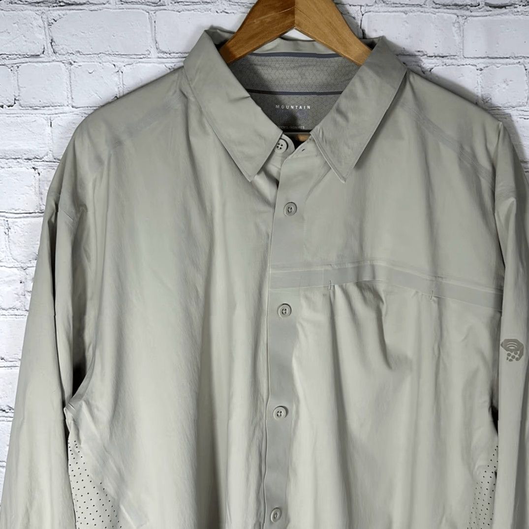 Mountain Hardwear VINTAGE Mountain Hardwear Men's Fishing Vented Long Sleeve Shirt 2XL Tan Wick Q Men Size US XXL / EU 58 / 5 - 2 Thumbnail
