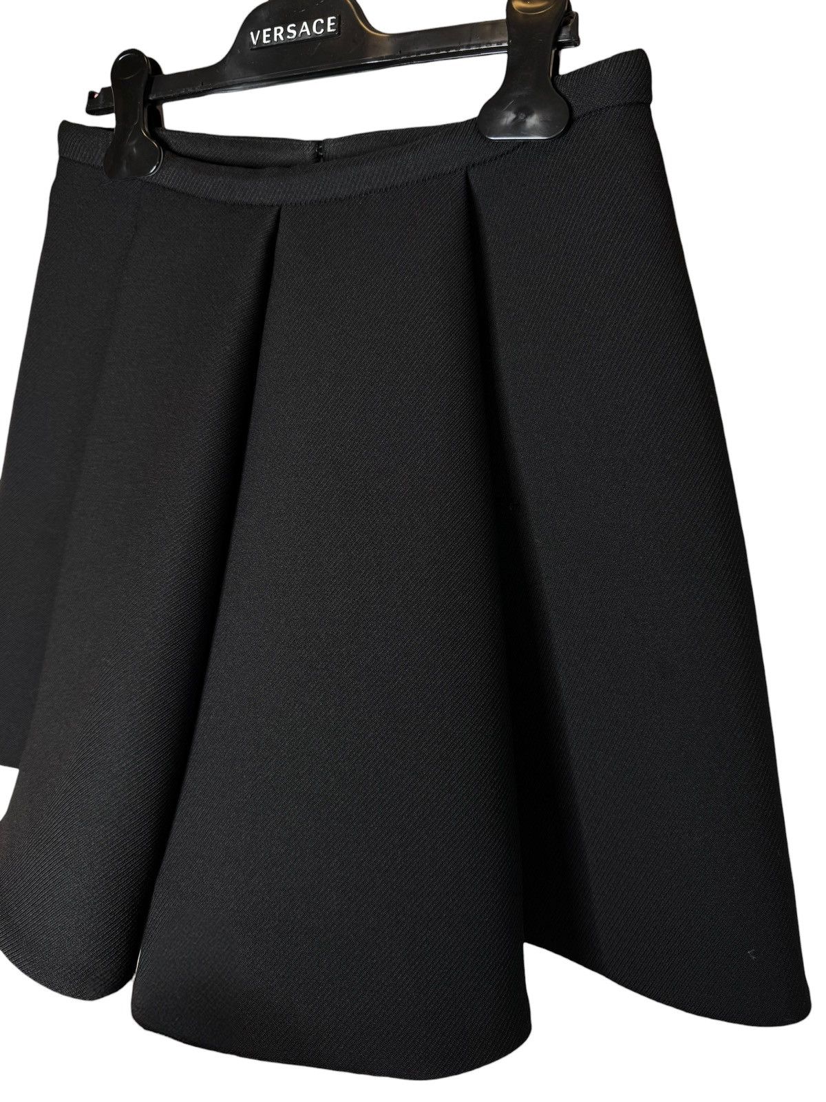 Versace Versace black flared technical skirt – size M Size 28" / US 6 / IT 42 - 2 Thumbnail