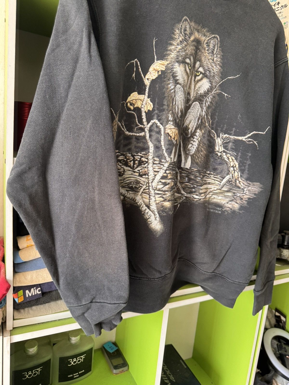 If Six Was Nine Vintage 90s motif habitat wolf Size US S / EU 44-46 / 1 - 10 Thumbnail