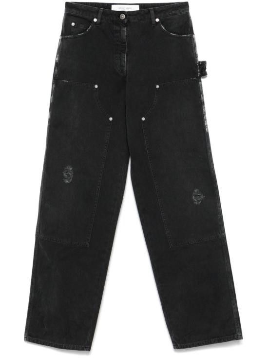 Golden Goose GOLDEN GOOSE Women Denim Pants GWP01942 P00192190100 Black Size 28" / US 6 / IT 42 - 1 Thumbnail