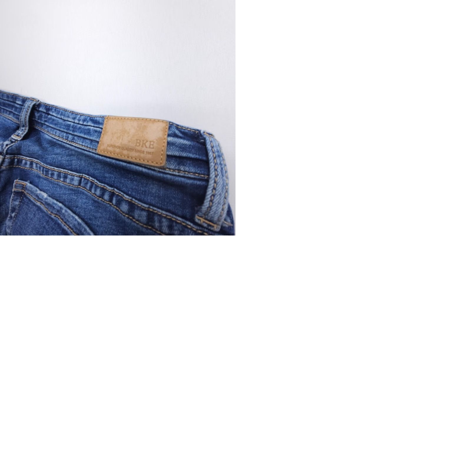 Vintage Buckle BKE Payton Flare Jeans Blue Boho Mid Rise Stretch Bell Size 30 x 33.5 Women Size 30" / US 8 / IT 44 - 9 Thumbnail