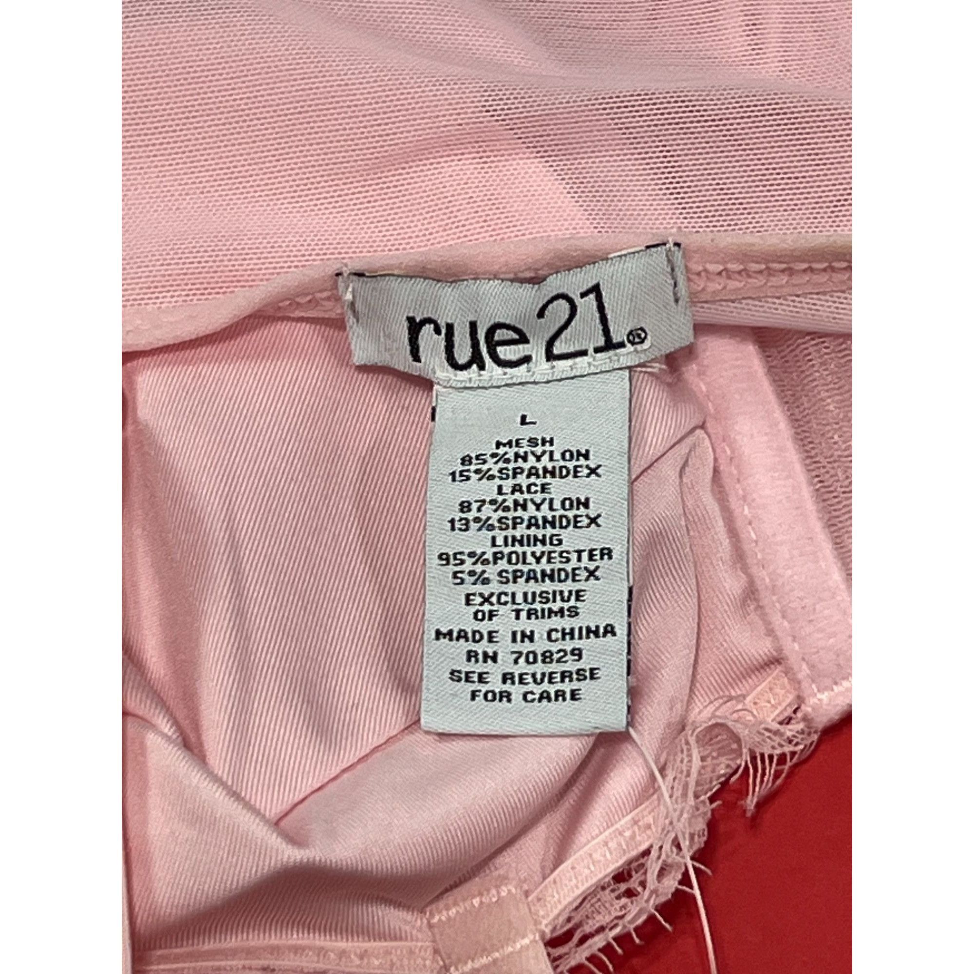 rue21 Rue 21 - Women's Lace Corset Top - Soft And Breathable Mesh Size ONE SIZE - 7 Thumbnail