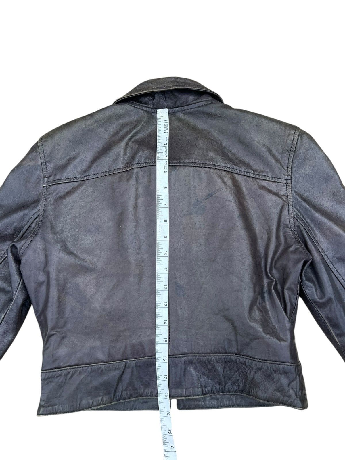 Leather Vintage HIDESIGN Fade Patina Leather Jacket Cropped Size US S / EU 44-46 / 1 - 7 Thumbnail