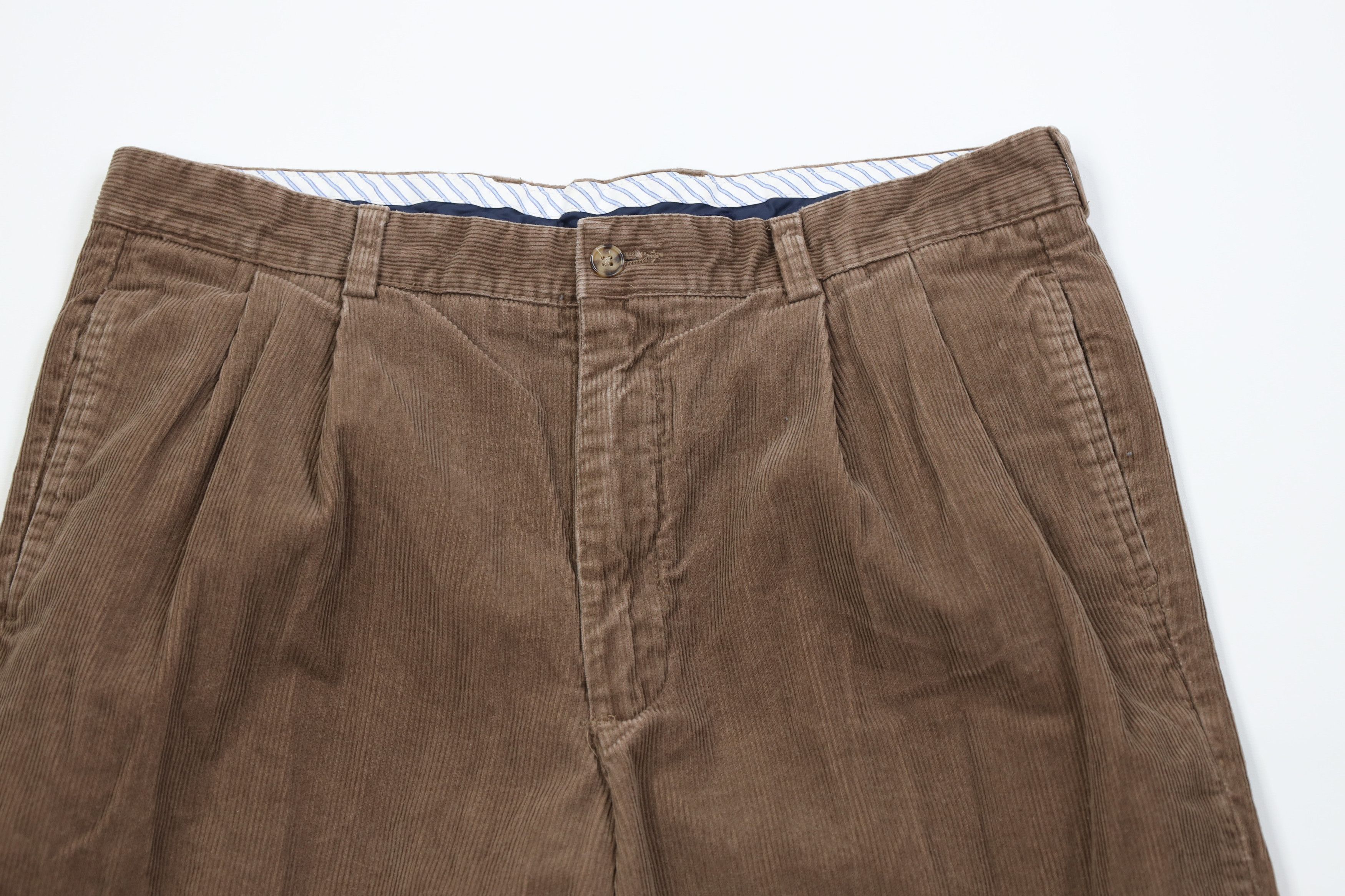 Vintage Vintage 90s Y2K Streetwear Wide Leg Corduroy Chino Pants Size US 36 / EU 52 - 2 Thumbnail