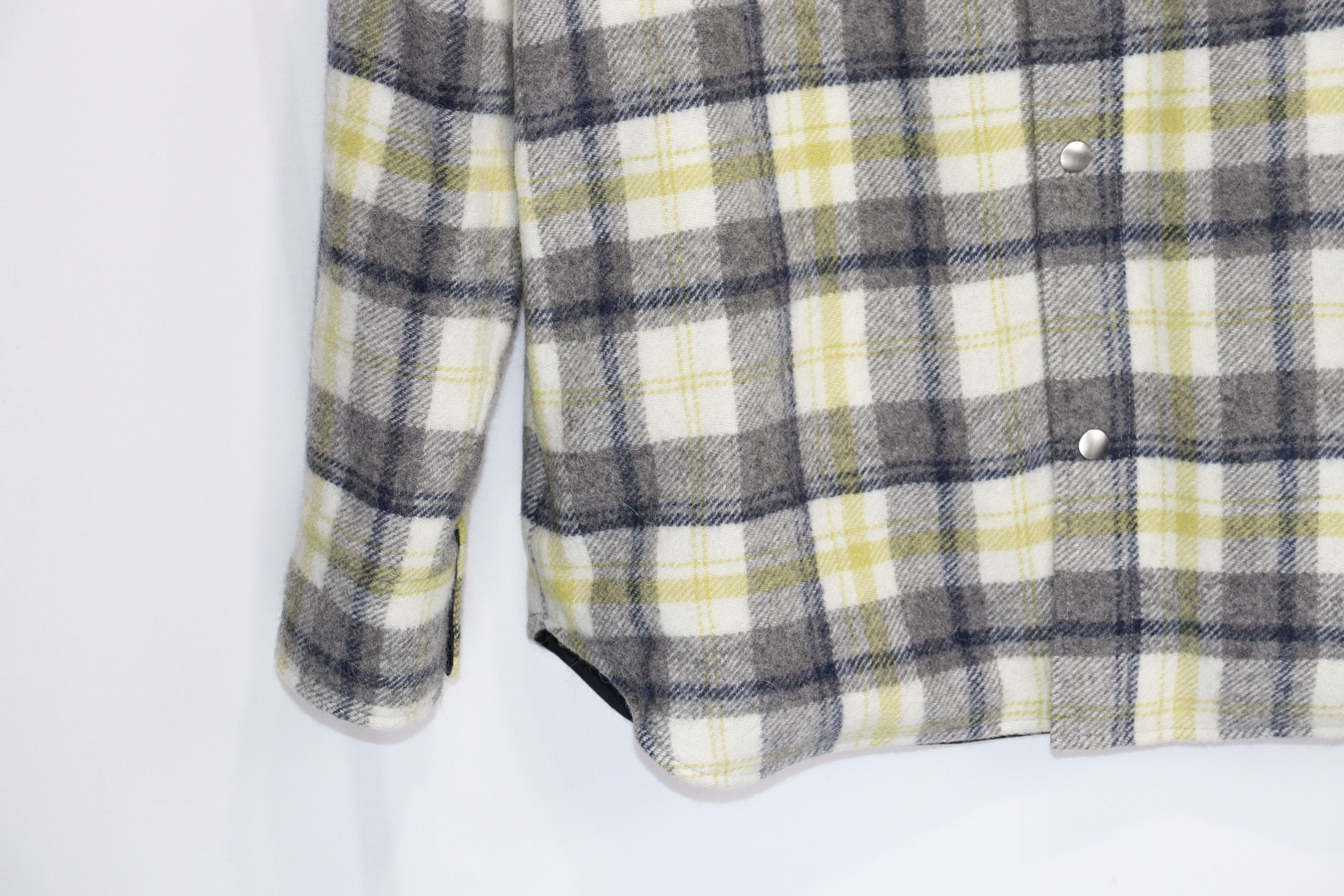 Jil Sander o1rshd1 Outer Wool Check Shirt 09 EMB in Multicolor Size US L / EU 52-54 / 3 - 5 Thumbnail