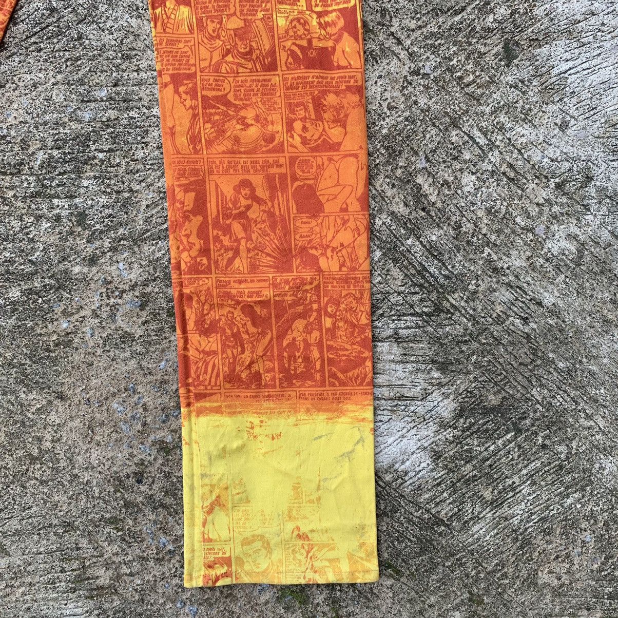 Jean Paul Gaultier 1995 Jean Paul Gaultier Orange Comics Pants Size US 32 / EU 48 - 18 Thumbnail