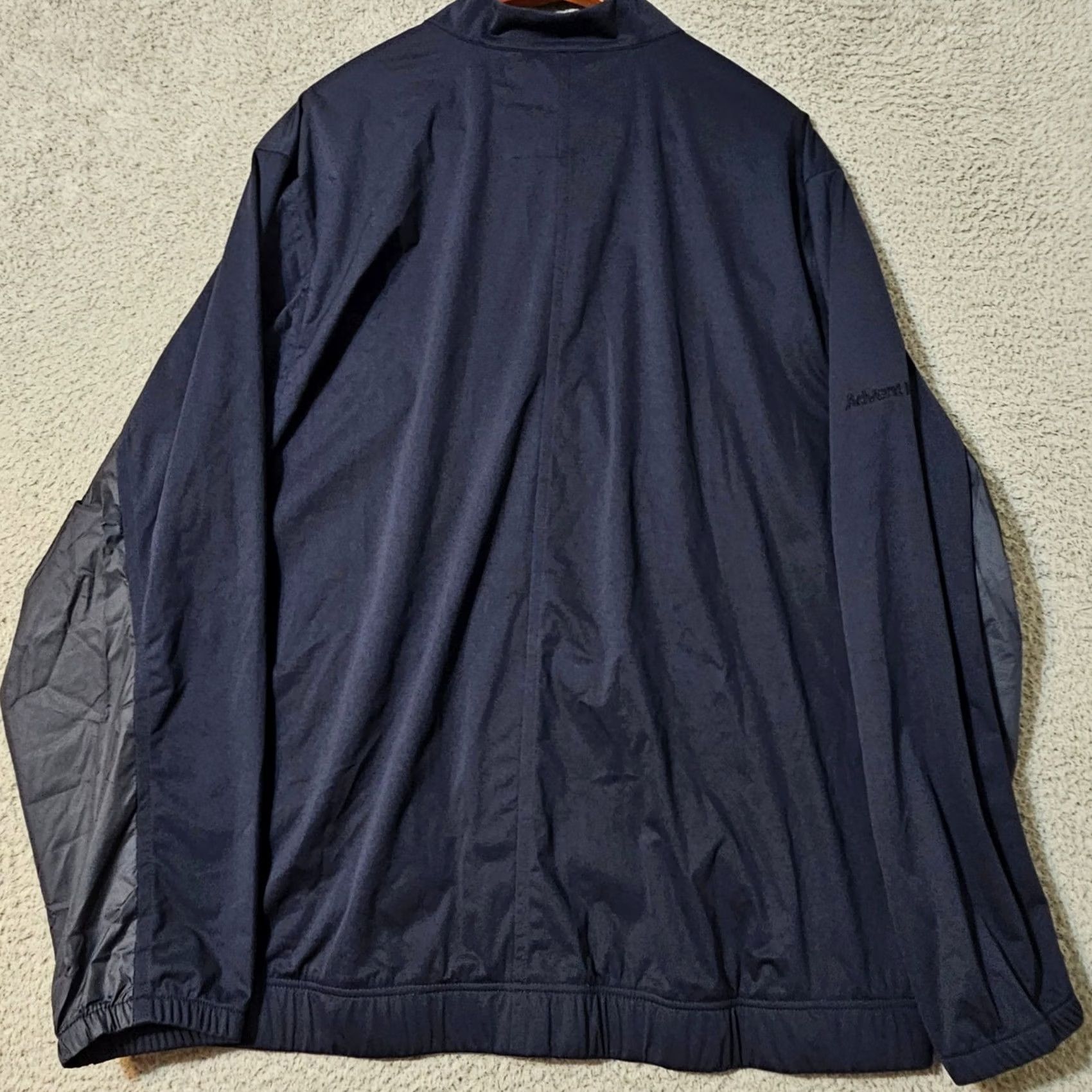 Nike Nike Shield Golf Jacket Mens Size 2XL Navy Blue Full Zip Lightweight 892274-010 Size US XXL / EU 58 / 5 - 2 Thumbnail