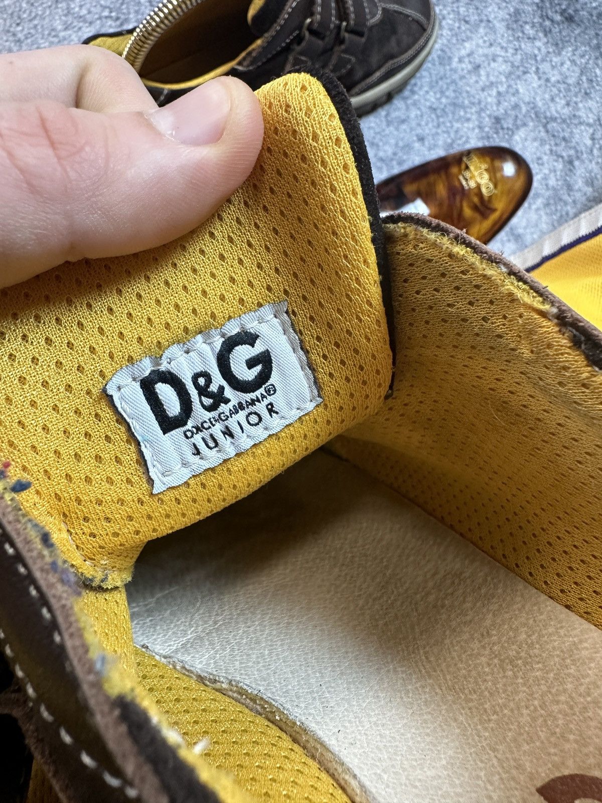 Dolce & Gabbana Vintage Dolce&Gabbana D&G Logo Sneakers Avant Garde Style Size US 7 / IT 37 - 5 Thumbnail