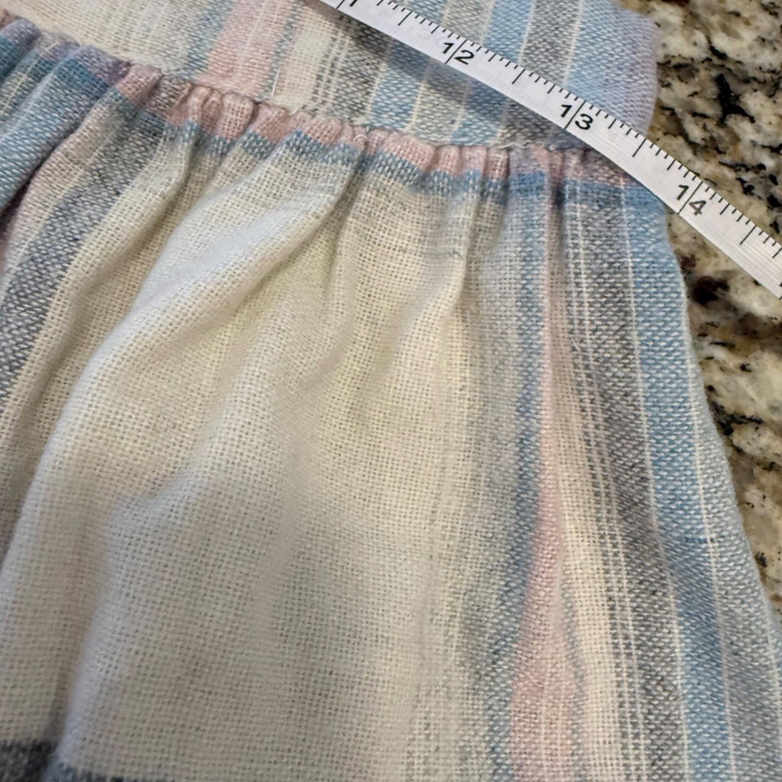 Other Marilyn Togs vintage pastel plaid pleated mini skirt SZ 11 Size 30" / US 8 / IT 44 - 7 Thumbnail