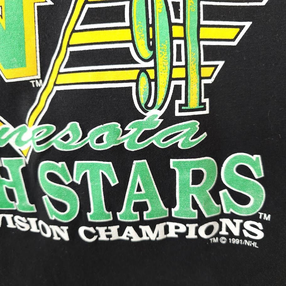 NHL Vintage Minnesota North Stars T Shirt Mens Size Small Black Size US S / EU 44-46 / 1 - 4 Thumbnail