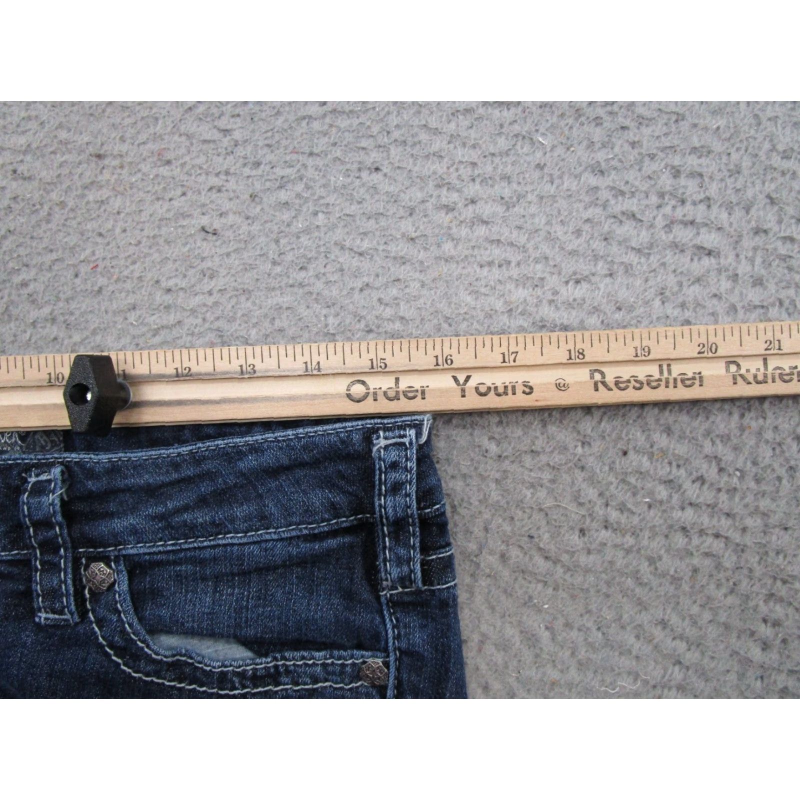 Silver Jeans Co. Silver Jeans Co Aiko Bootcut Blue Stretch Denim Jeans Women's 31x31 Y2K Size 31 Blue Bootcut Denim Women’s Jeans Y2K Stretch Aiko Silver Jeans Co Size 24" / US 00 / IT 34 - 7 Thumbnail