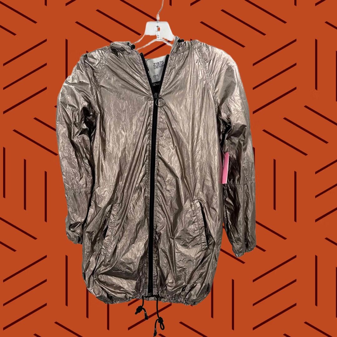 Zara Pre-Owned Zara Silver Zip Up Jacket XS Womens Jacket Size XS / US 0-2 / IT 36-38 - 1 Thumbnail