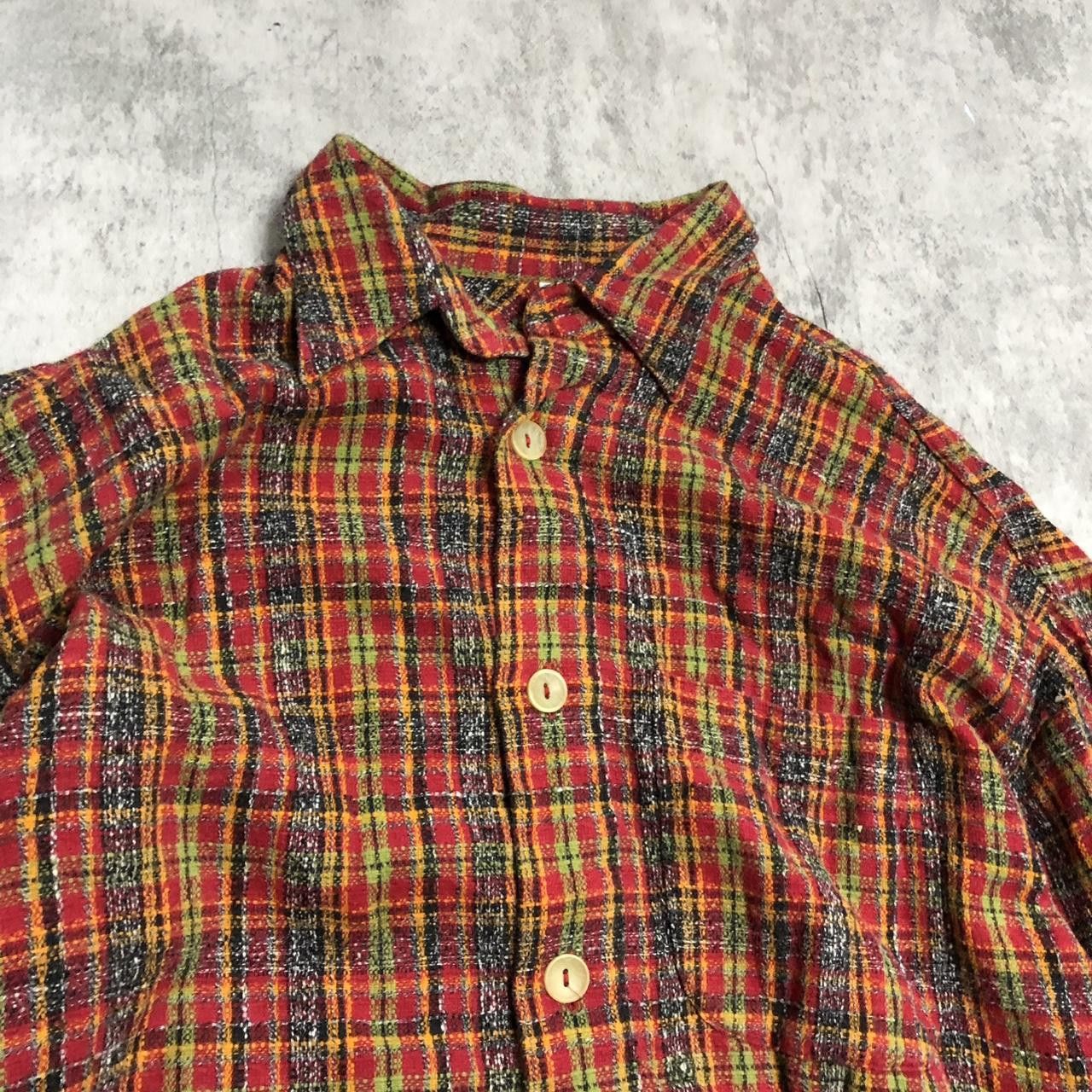 Other Red and green plaid button-up shirt with a relaxed, Size US M / EU 48-50 / 2 - 2 Thumbnail