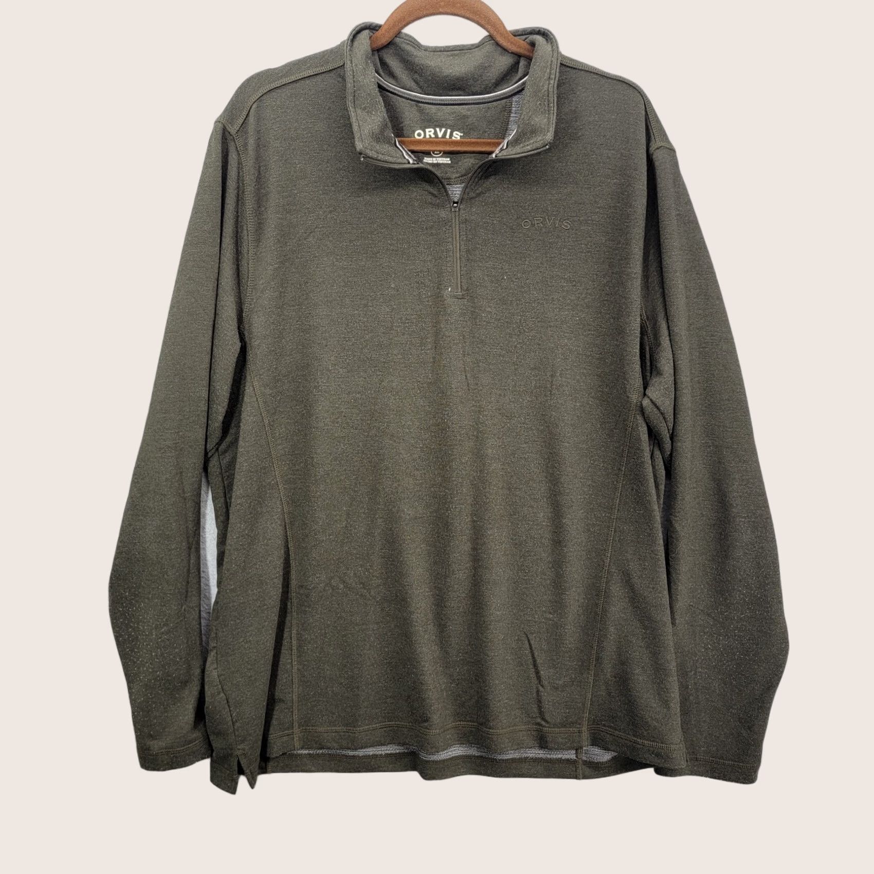 Orvis Orvis sweater Mens large 1/4 Zip Long-Sleeve Classic Collection pullover Size US L / EU 52-54 / 3 - 1 Thumbnail