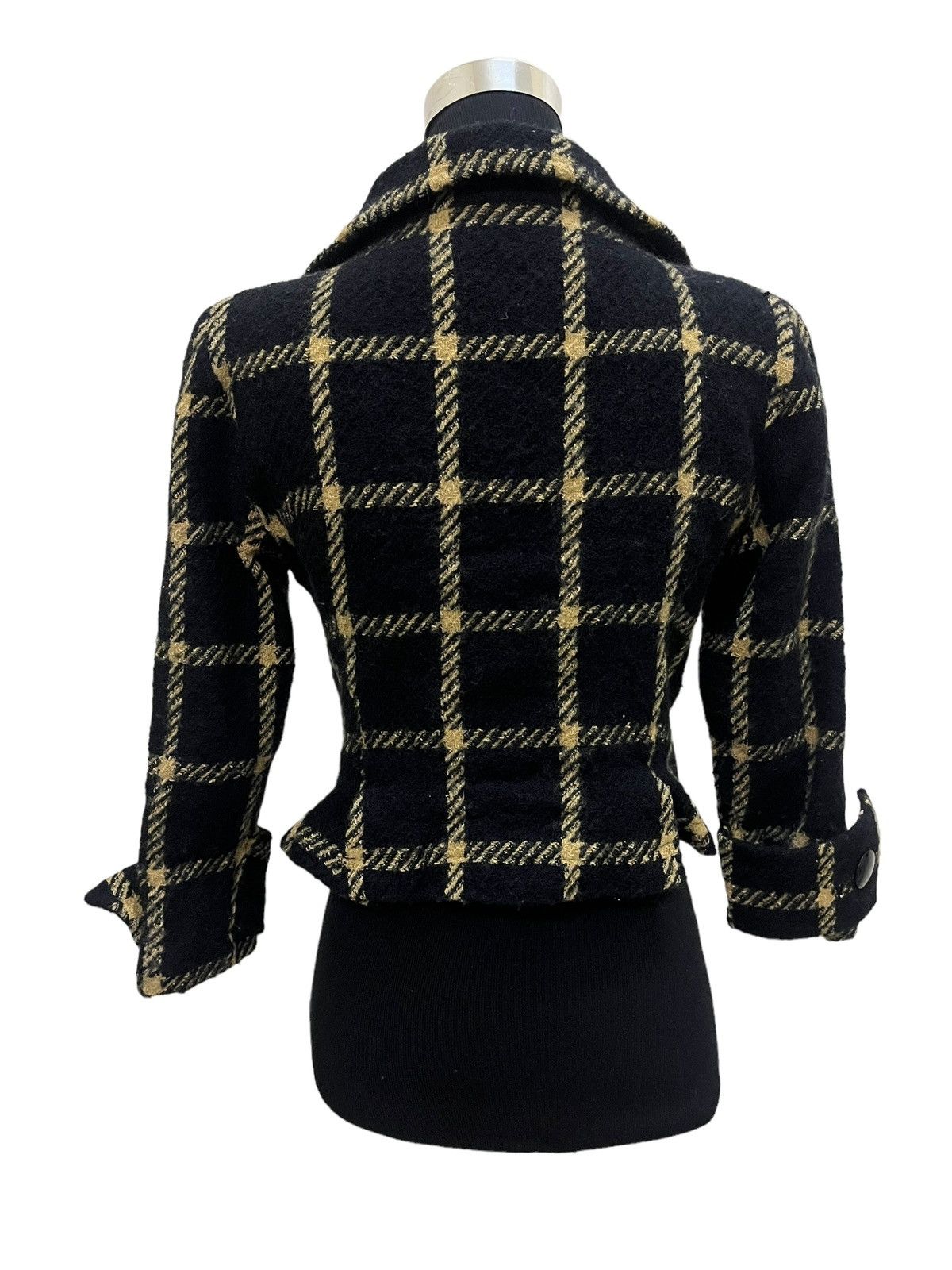 Vintage Japanese Brand Yuki Tori Cropped Jacket Size XS / US 0-2 / IT 36-38 - 2 Thumbnail