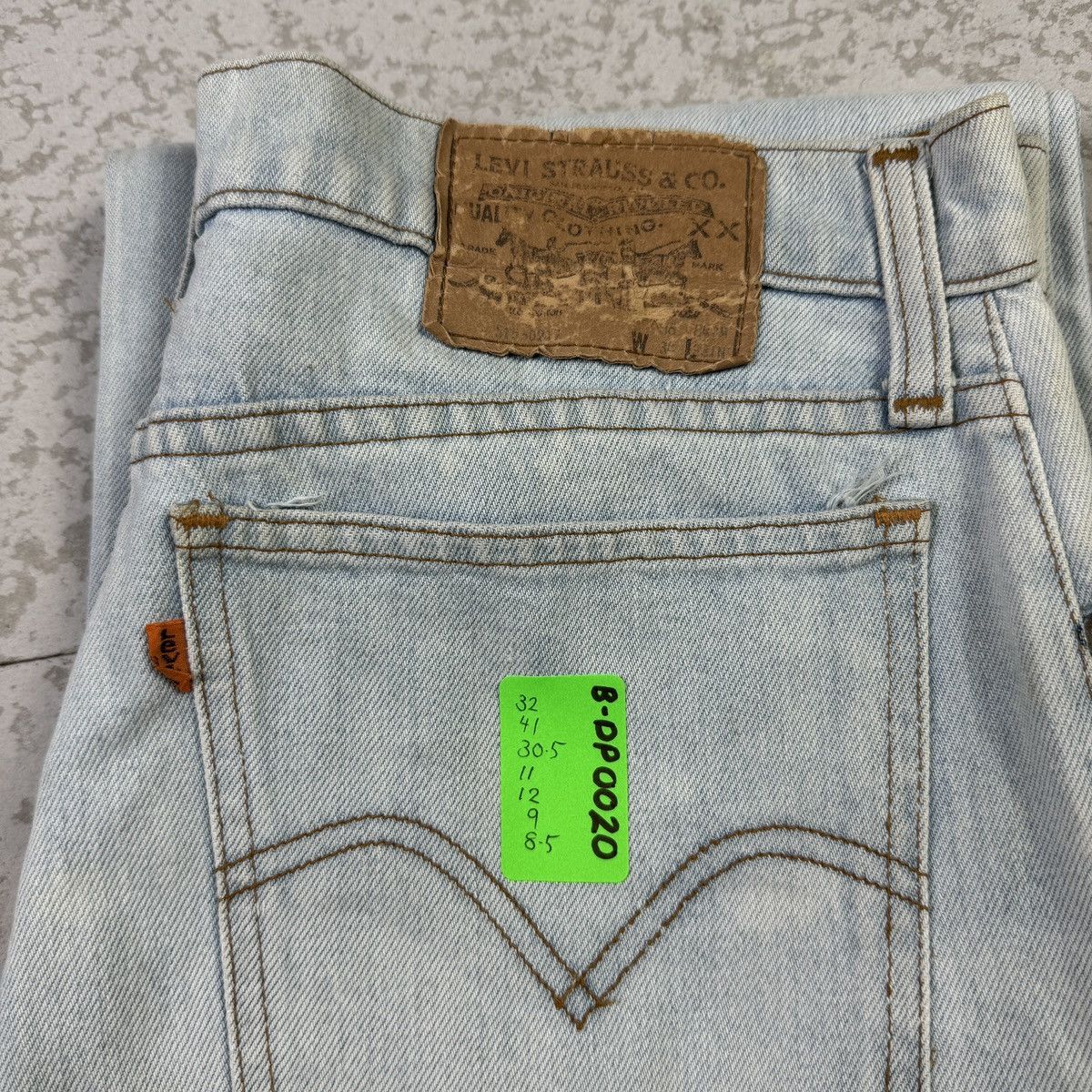 Levi's 💥Vintage 70s Levis 515 Sick Light Blue Denim Pant Size US 32 / EU 48 - 16 Thumbnail