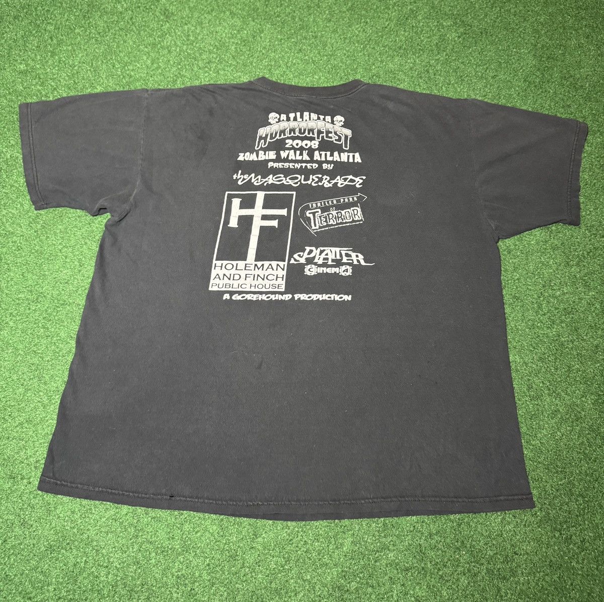 Vintage Y2K Atlanta Horror Fest Zombie Living Dead Girl T Shirt Size US XL / EU 56 / 4 - 3 Thumbnail
