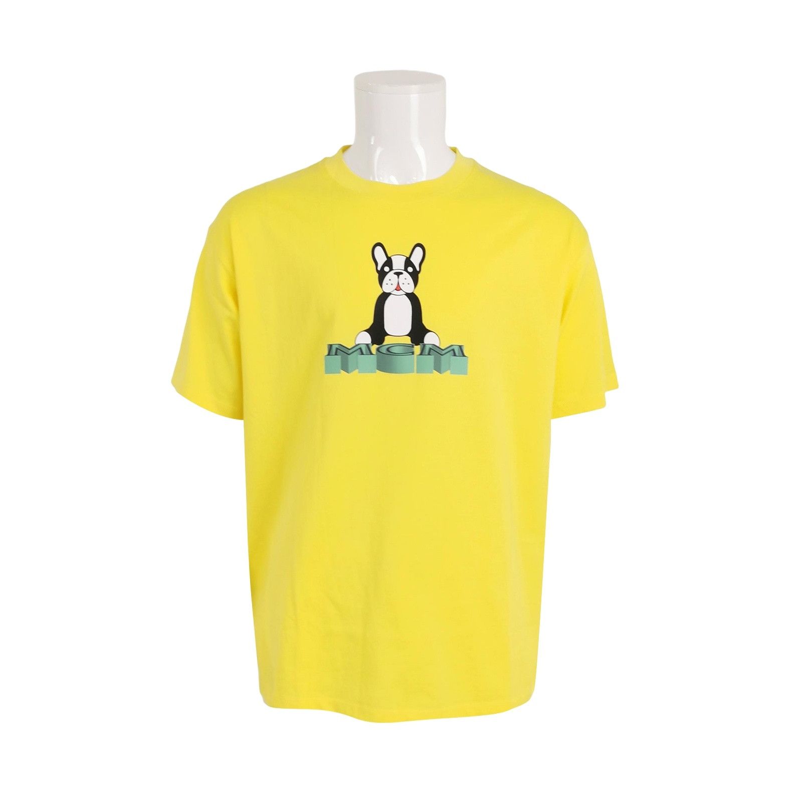MCM MCM Bulldog Graphic Print Cotton T-Shirt Size M Size US M / EU 48-50 / 2 - 1 Thumbnail