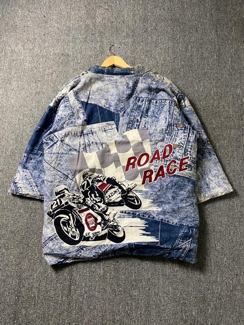 Japanese Brand Kuwano Japanese Brand Acid Wash Kimono (185) Size US M / EU 48-50 / 2 - 4 Thumbnail