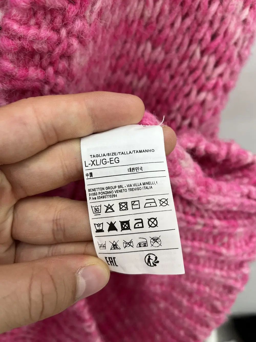 United Colors Of Benetton United Colors Of Benetton Heavy Knit Vest Size L / US 10 / IT 46 - 4 Thumbnail