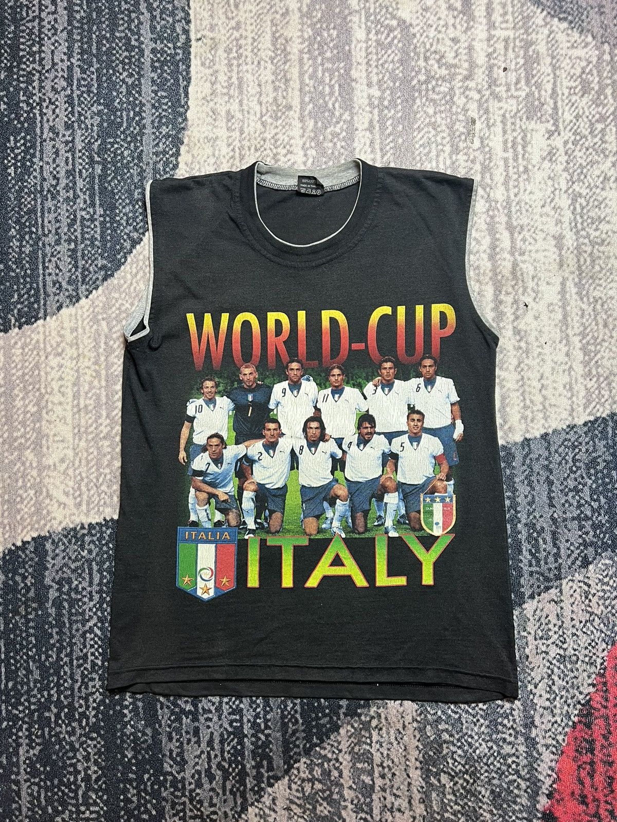 Vintage Italy World Cup 1998 Sleeveless Size US XXS / EU 40 - 1 Thumbnail