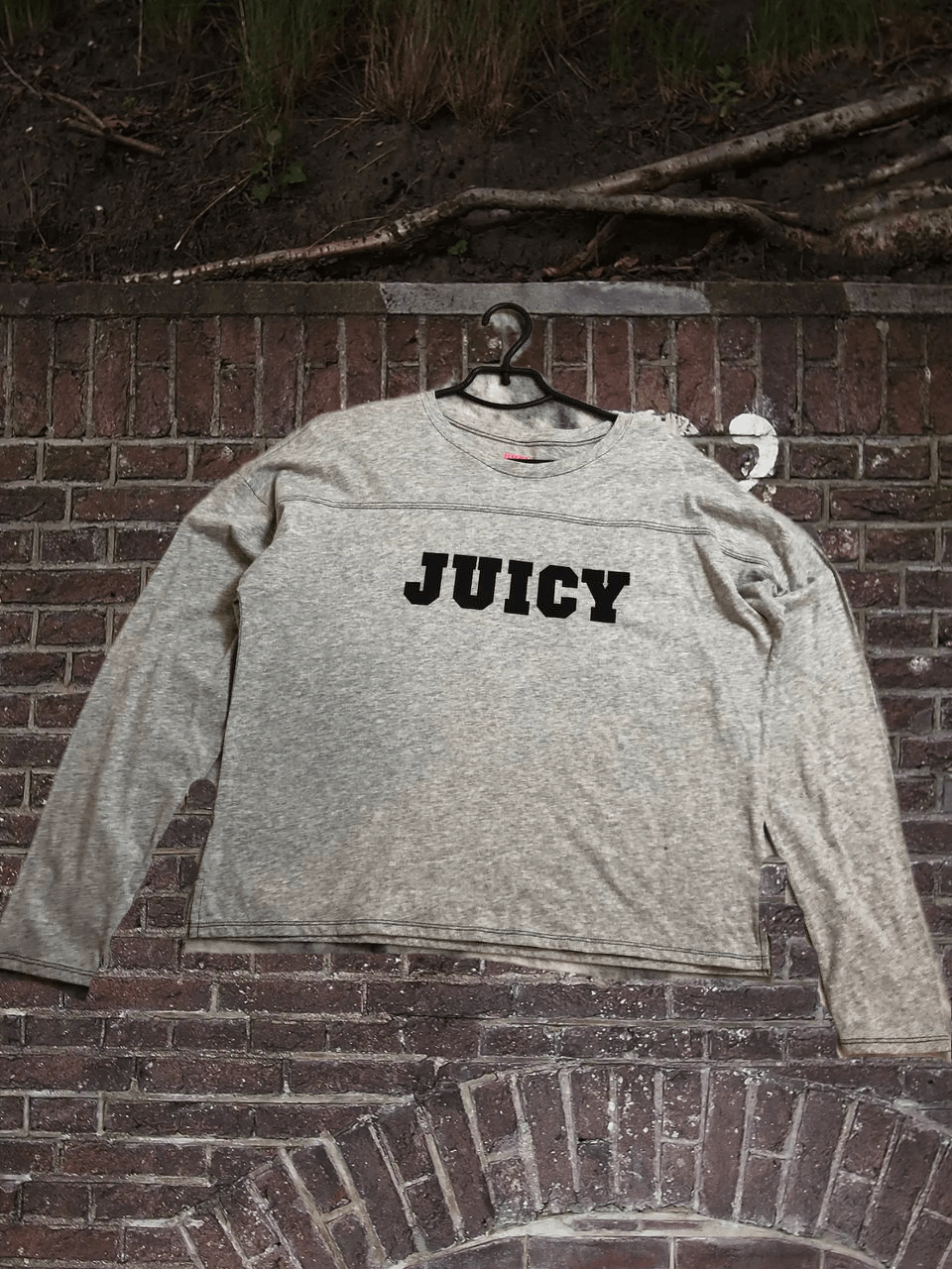 Juicy Couture Juicy Couture gray big logo luxury streetwear long sleeve Size M / US 6-8 / IT 42-44 - 1 Thumbnail