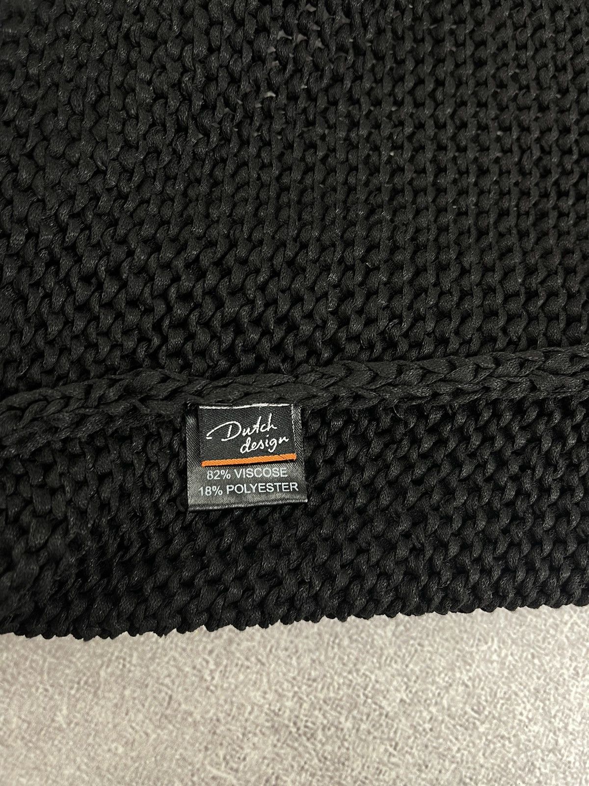 Designer Hebbeding Asymmetric Black Sweater Cardigan Size 3 Size L / US 10 / IT 46 - 8 Thumbnail