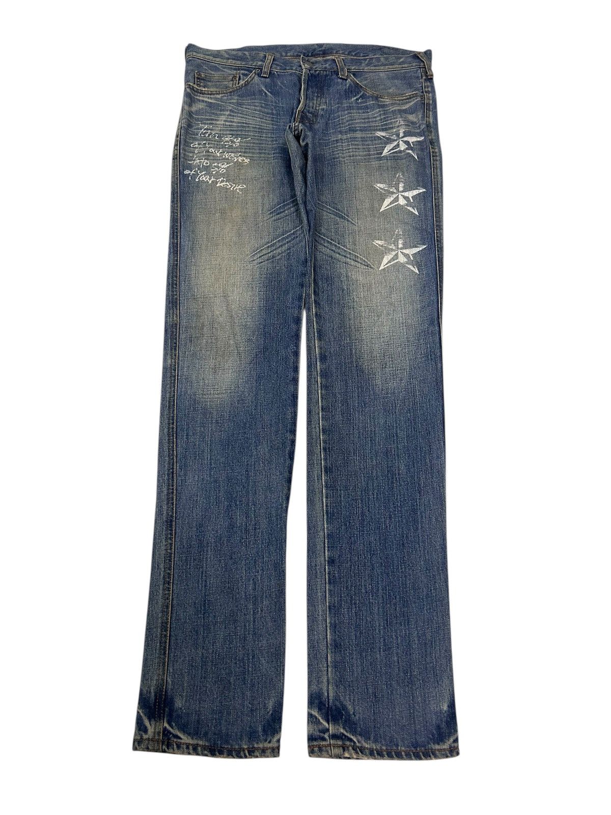 Boycott × Japanese Brand Vintage Japanese BOYCOTT Blue Wash Regular Jeans Size US 35 - 1 Thumbnail