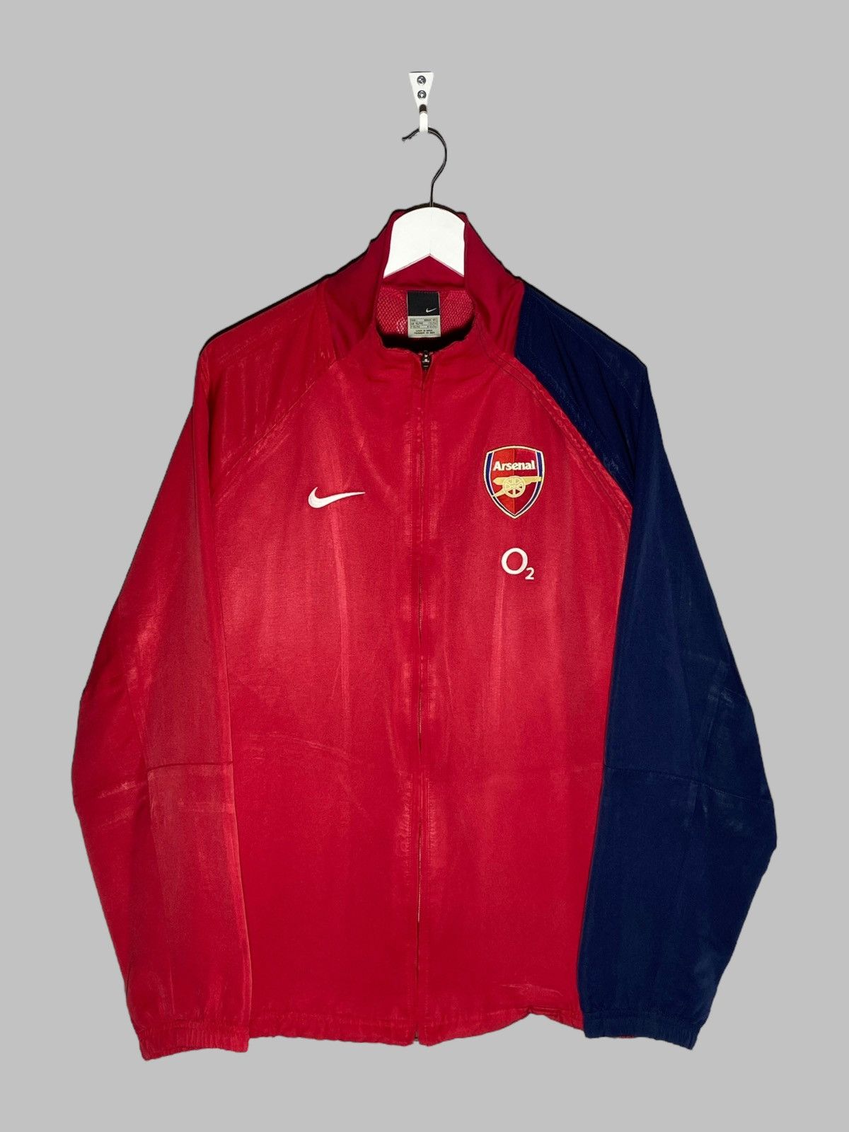Nike Vintage Nike Arsenal London O2 Drill Zip Track Top Size US L / EU 52-54 / 3 - 1 Thumbnail