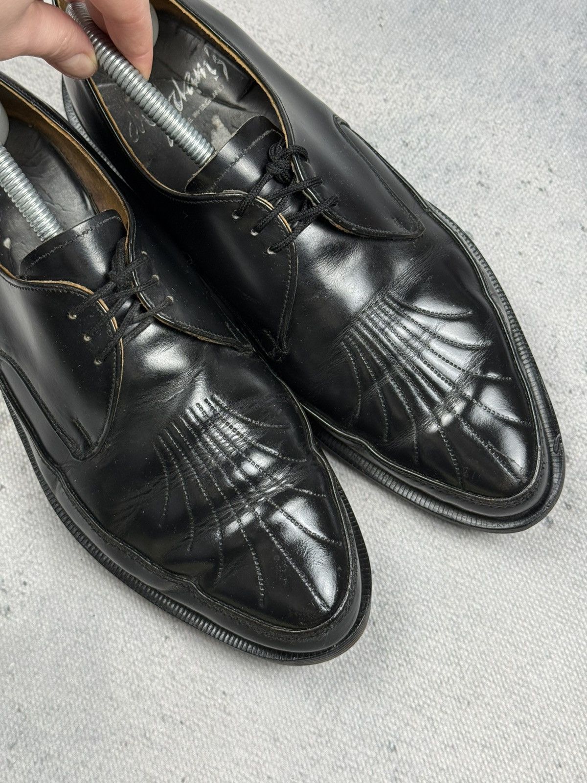 Dr. Martens Vintage Dr Martens England Black Leather Derby Shoes Archive Size US 8 / EU 41 - 12 Thumbnail