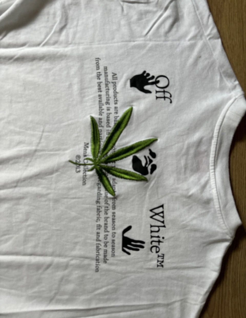 Off-White Off white t-shirt Size US L / EU 52-54 / 3 - 2 Thumbnail