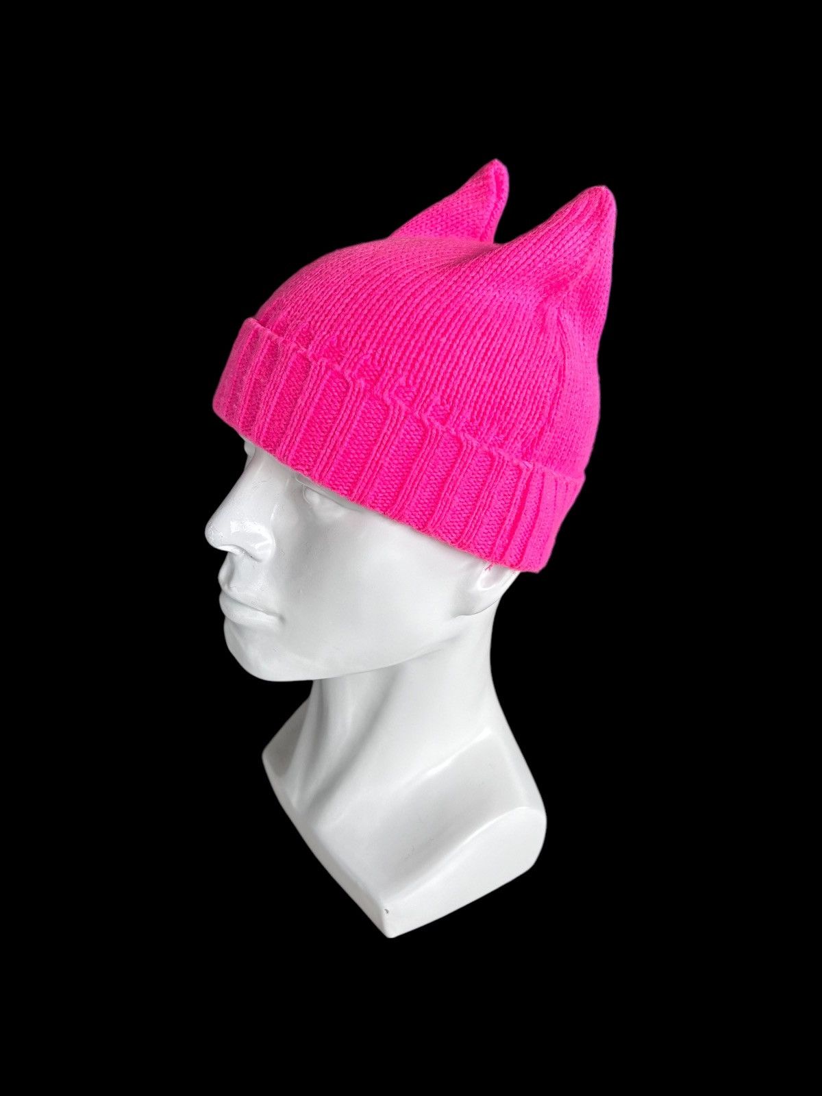 Japanese Brand × Kapital × Vintage Devil Horn Knitt Beanie Hats ☠️☠️ Size ONE SIZE - 2 Thumbnail