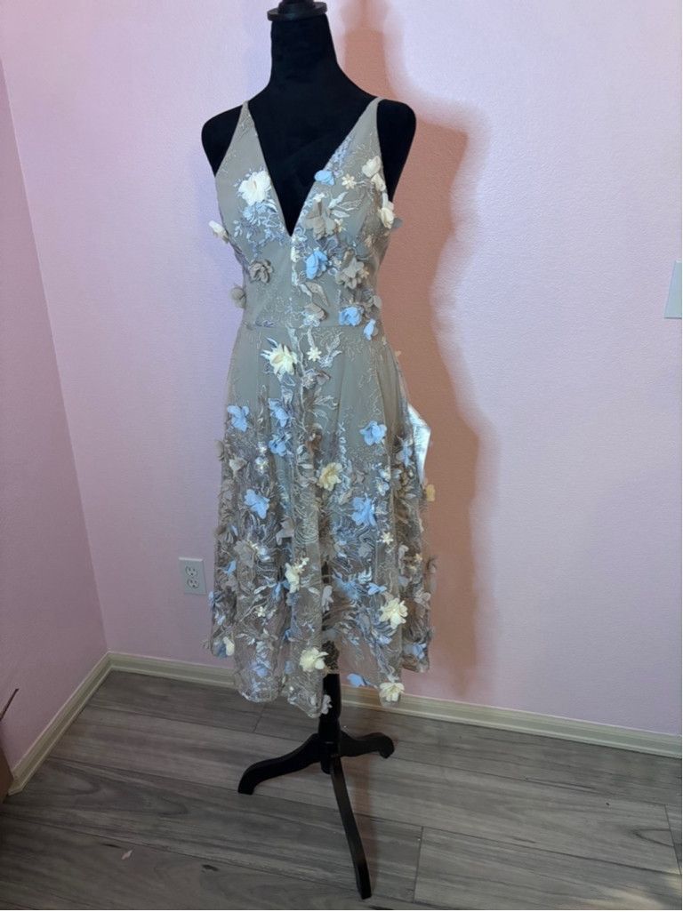 Dress the Population Women's Dress the Population Dress, Gray, Size S Size S / US 4 / IT 40 - 4 Thumbnail