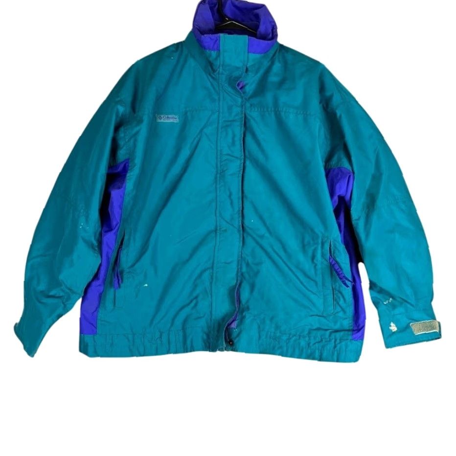 Vintage VINTAGE Columbia Womens Jacket Green Bugaboo Full Zip Outdoors Pockets Stretch L Outdoors Jacket Green Bugaboo Full Zip L Womens Columbia Jacket Size L / US 10 / IT 46 - 2 Thumbnail