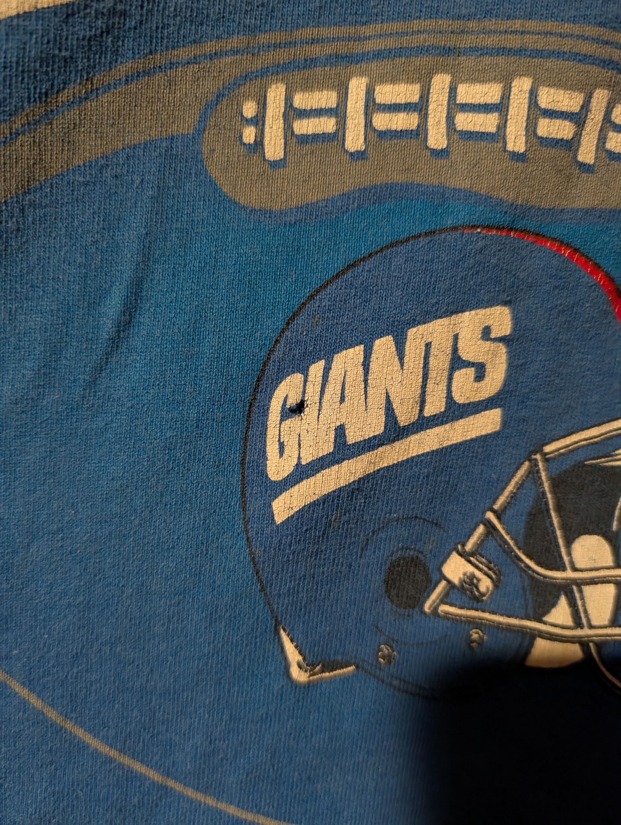 NFL Vintage New York Giants Helmet Artex T-Shirt Size Large 1993 Size US L / EU 52-54 / 3 - 13 Thumbnail
